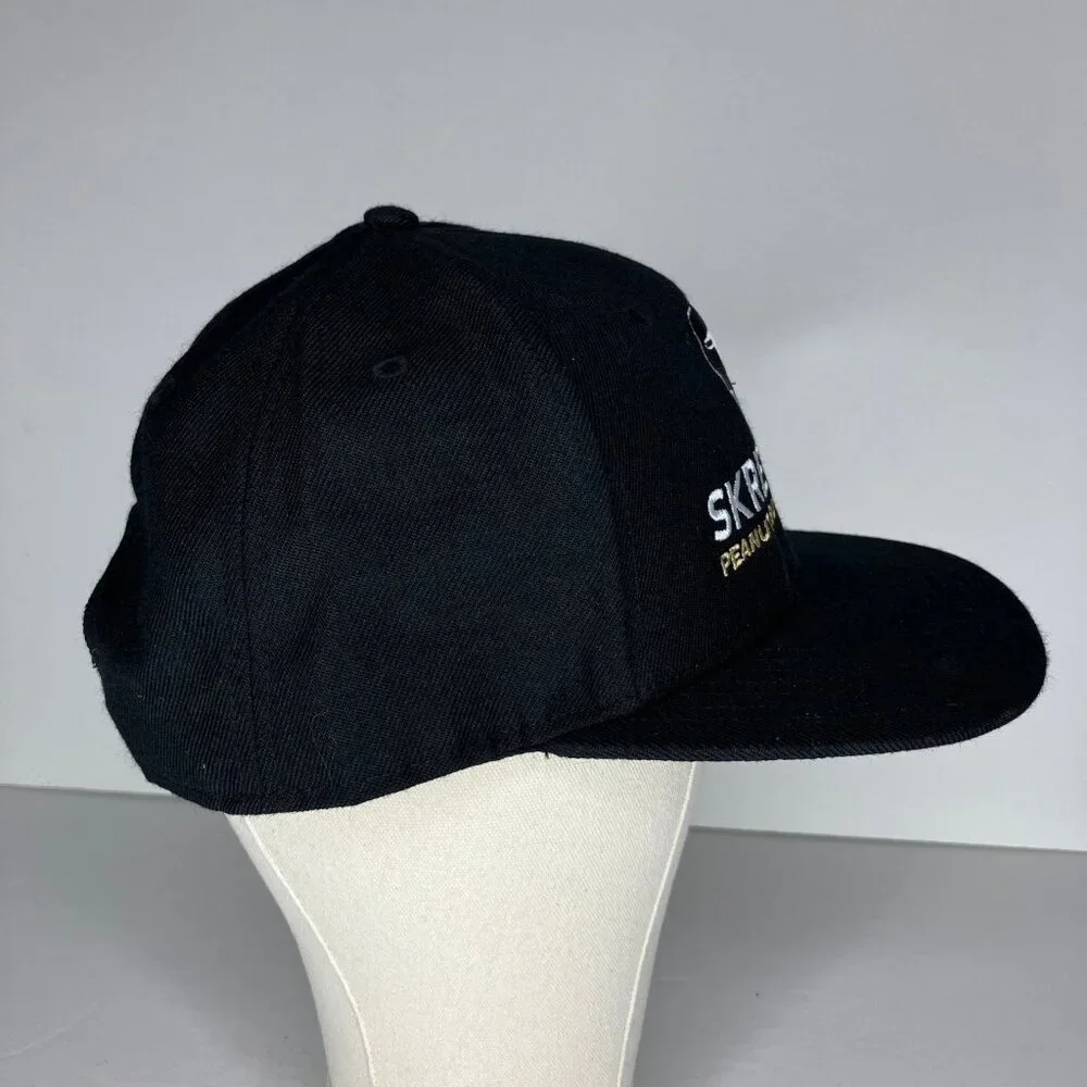 Skrewball Hat Adjustable Men's Black Peanut Butter Whiskey Logo